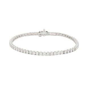 Mayors 18K White Gold 5.00cttw Diamond Tennis Bracelet