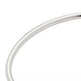 Mayors 18k White Gold Exclusive Reflector 0.83cttw Diamond Open Bangle