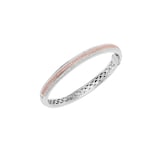 J Fine 18K Pink Gold & Platinum Argyle Pink™ Diamond Three Row Cuff Bracelet