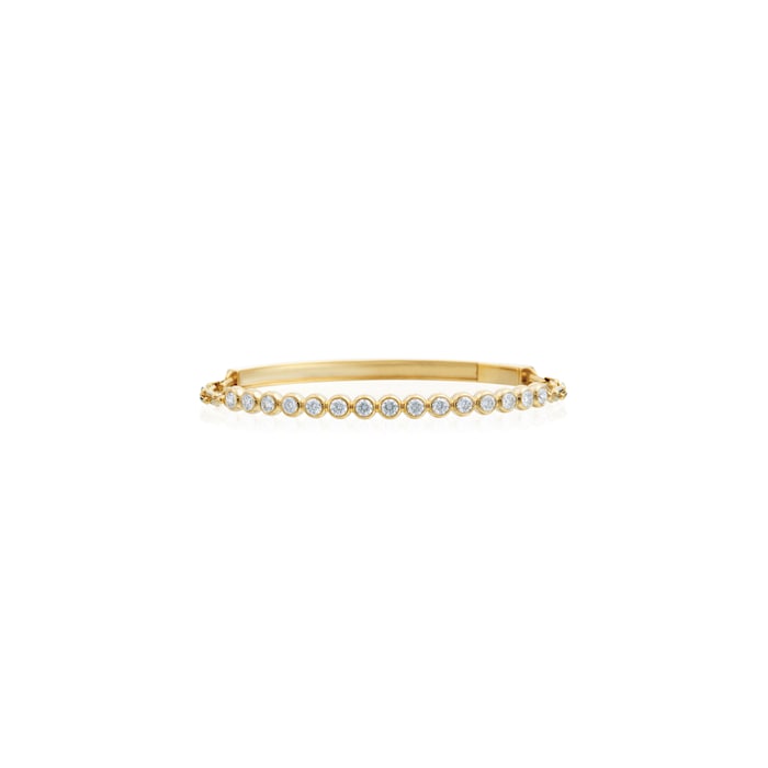 Betteridge 18k Yellow Gold 0.84cttw 15 Diamond Moonlight Bracelet