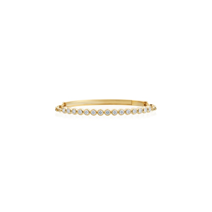 Betteridge 18k Yellow Gold 1.49cttw 15 Diamond Moonlight Bracelet