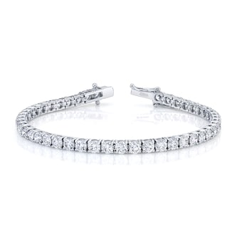Betteridge 18k White Gold 7.50cttw Briliant Cut Diamond Line Necklace Betteridge 18k White Gold 7.50cttw Briliant Cut Diamond Line Necklace