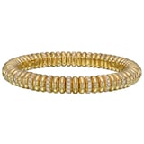 Betteridge 18k Yellow Gold 2.50cttw Diamond Rondelle Stretch Bracelet