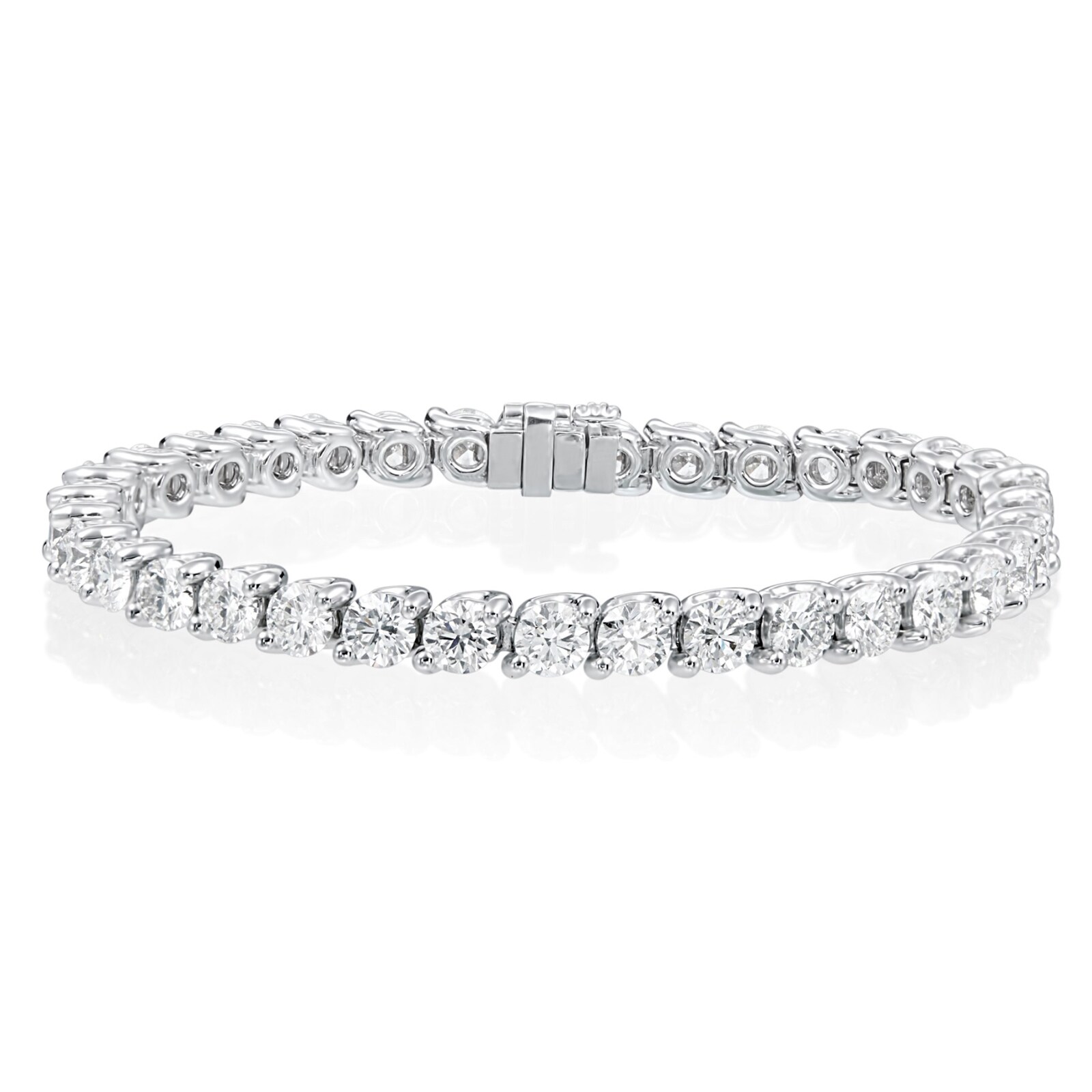 Betteridge 18k White Gold 8.40cttw Diamond Line Bracelet