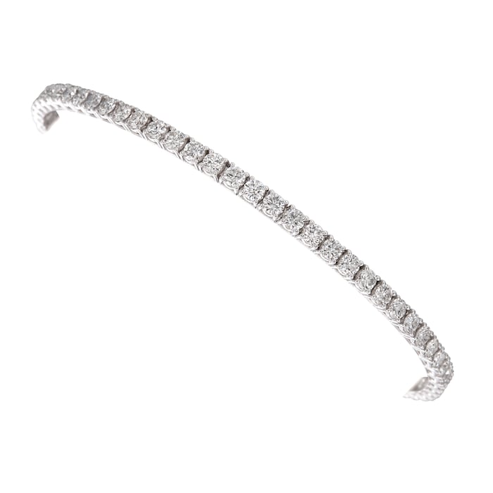 Betteridge 18k White Gold 3.09cttw Diamond Line Bracelet