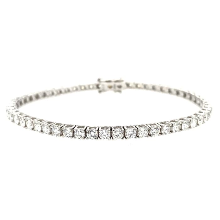 Betteridge 18k White Gold 5.42cttw Diamond Line Bracelet