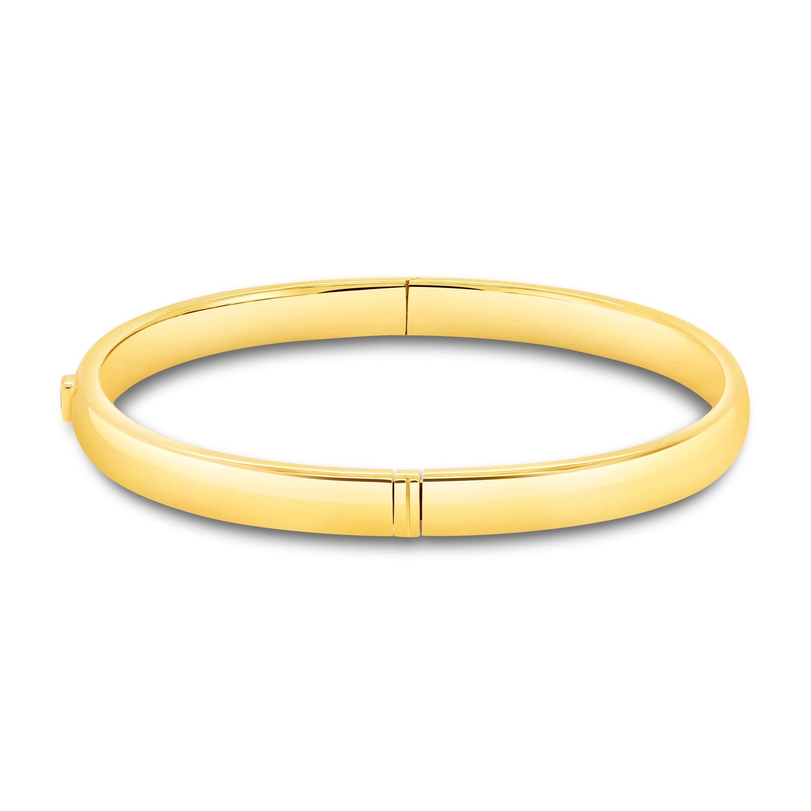 Mayors 18K Yellow Gold 0.16cttw Marquise Cut Diamond Bangle