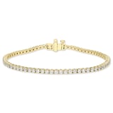 Mayors 18K Yellow Gold 3.00cttw Diamond Tennis Bracelet