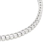 Mayors Platinum 3.00cttw Diamond Bezel Set Diamond Tennis Bracelet