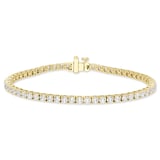 Mayors 18K Yellow Gold 5.00cttw Diamond Tennis Bracelet