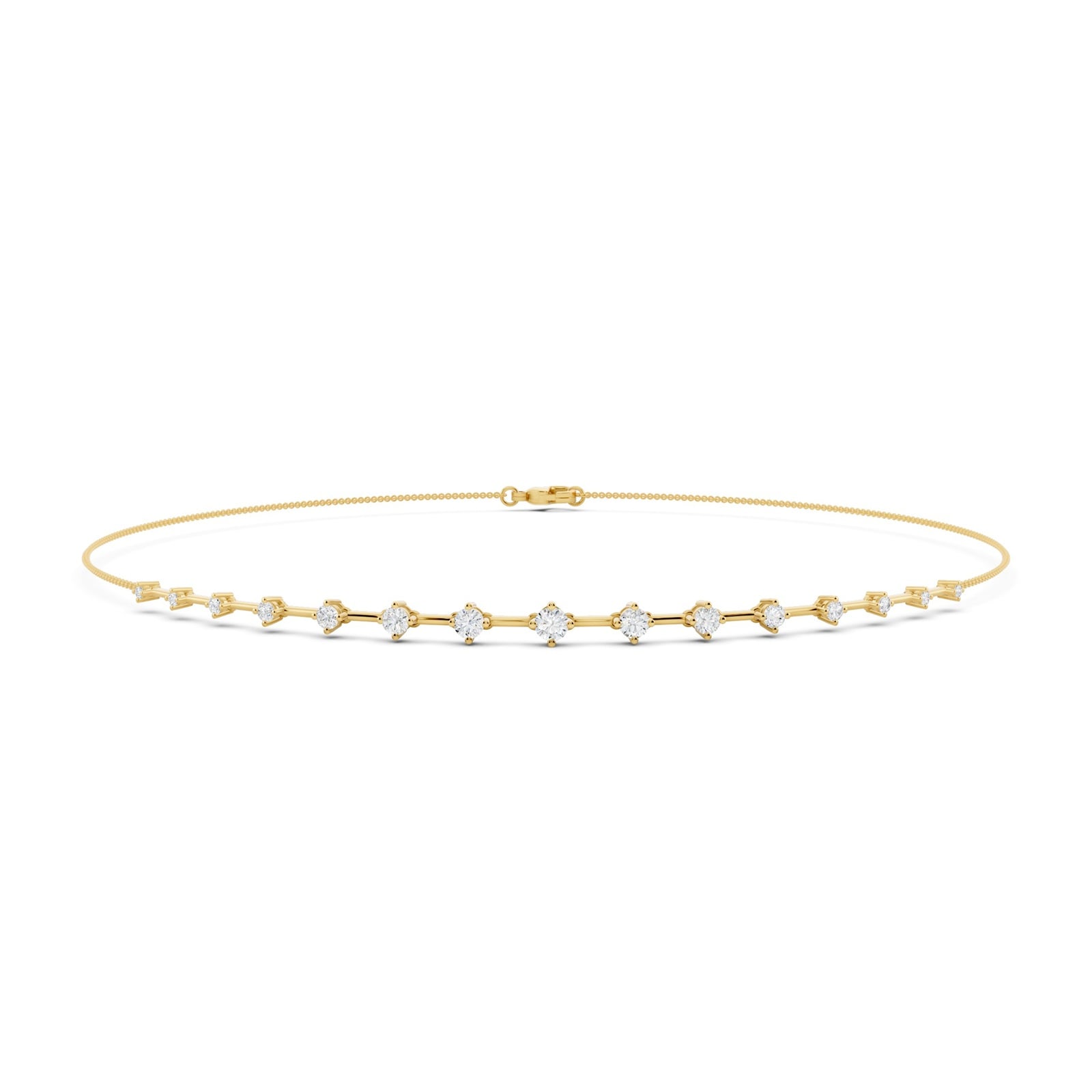 Mayors 18K White Gold 0.61cttw Diamond Bracelet