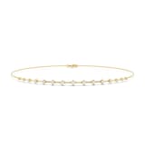 Mayors 18K White Gold 0.61cttw Diamond Bracelet