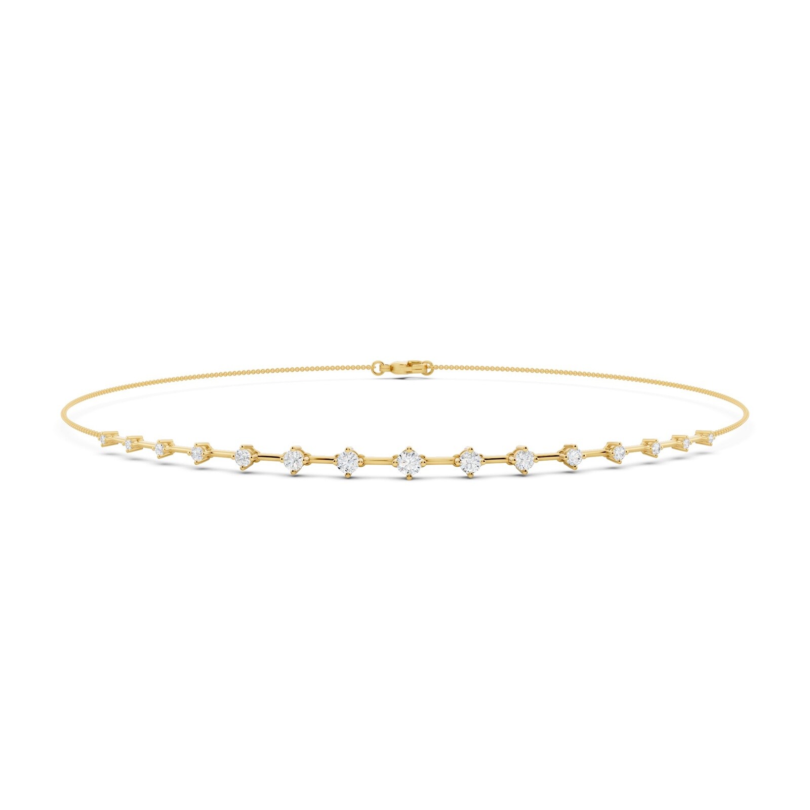 Mayors 18K White Gold 0.61cttw Diamond Bracelet
