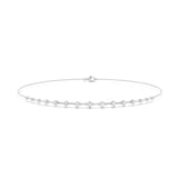 Mayors 18K White Gold 0.61cttw Diamond Bracelet