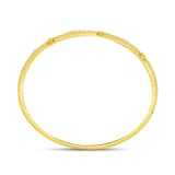 18K Yellow Gold 4.97cttw Mixed Cut Diamond Bangle - Size Medium