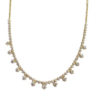Betteridge 18k Yellow Gold 2.00cttw Diamond Drop Necklace 16" Betteridge 18k Yellow Gold 2.00cttw Diamond Drop Necklace 16"