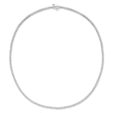 Mayors 18K White Gold 5.00cttw Diamond Straight Line Necklace