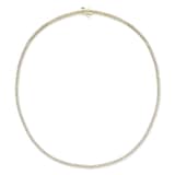 Mayors 18K Yellow Gold 5.00cttw Diamond Straight Line Necklace