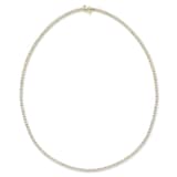 Mayors 18K Yellow Gold 7.00cttw Diamond Straight Line Necklace