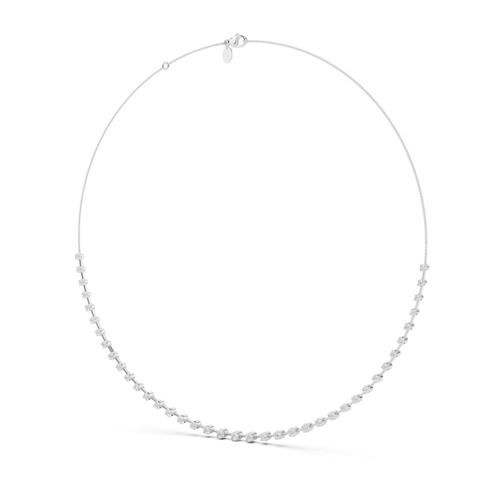 Mayors 18K White Gold 1.94cttw Diamond Necklace