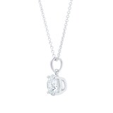 MAYORS 18k White Gold 2.04cttw Round Brilliant Classic Diamond Pendant