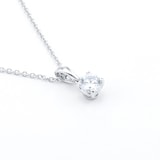 MAYORS 18k White Gold 0.46cttw Round Brilliant Classic Diamond Pendant