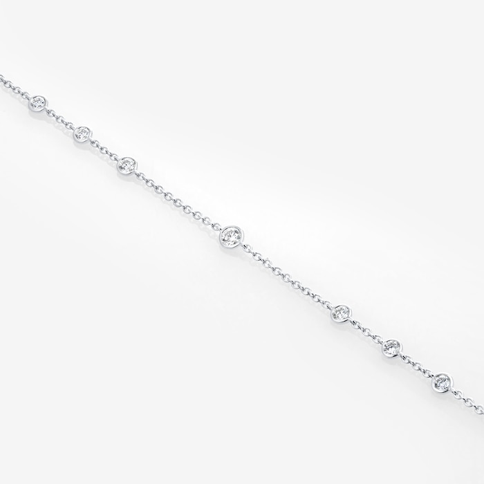 Mayors 18k White Gold 0.72cttw Diamond Necklace