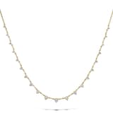 Mayors 18k Yellow Gold 1.14cttw Diamond Station Necklace