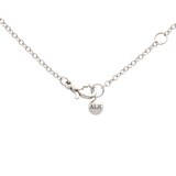 Mayors 18k White Gold Exclusive Reflector 1.90cttw Diamond Drop Necklace 16"