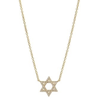 Betteridge 18k Yellow Gold 0.15cttw Diamond Star of David Pendant Betteridge 18k Yellow Gold 0.15cttw Diamond Star of David Pendant