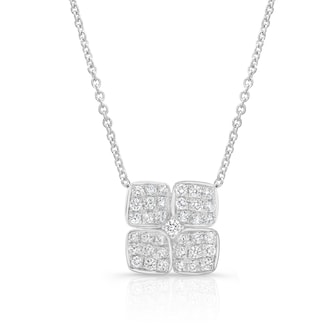 Mayors 18K White Gold 0.83cttw Diamond Pendant Necklace