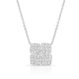 Mayors 18K White Gold 0.83cttw Diamond Pendant Necklace