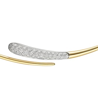 Betteridge 18k Yellow Gold 0.82cttw Pave Diamond Collar Necklace