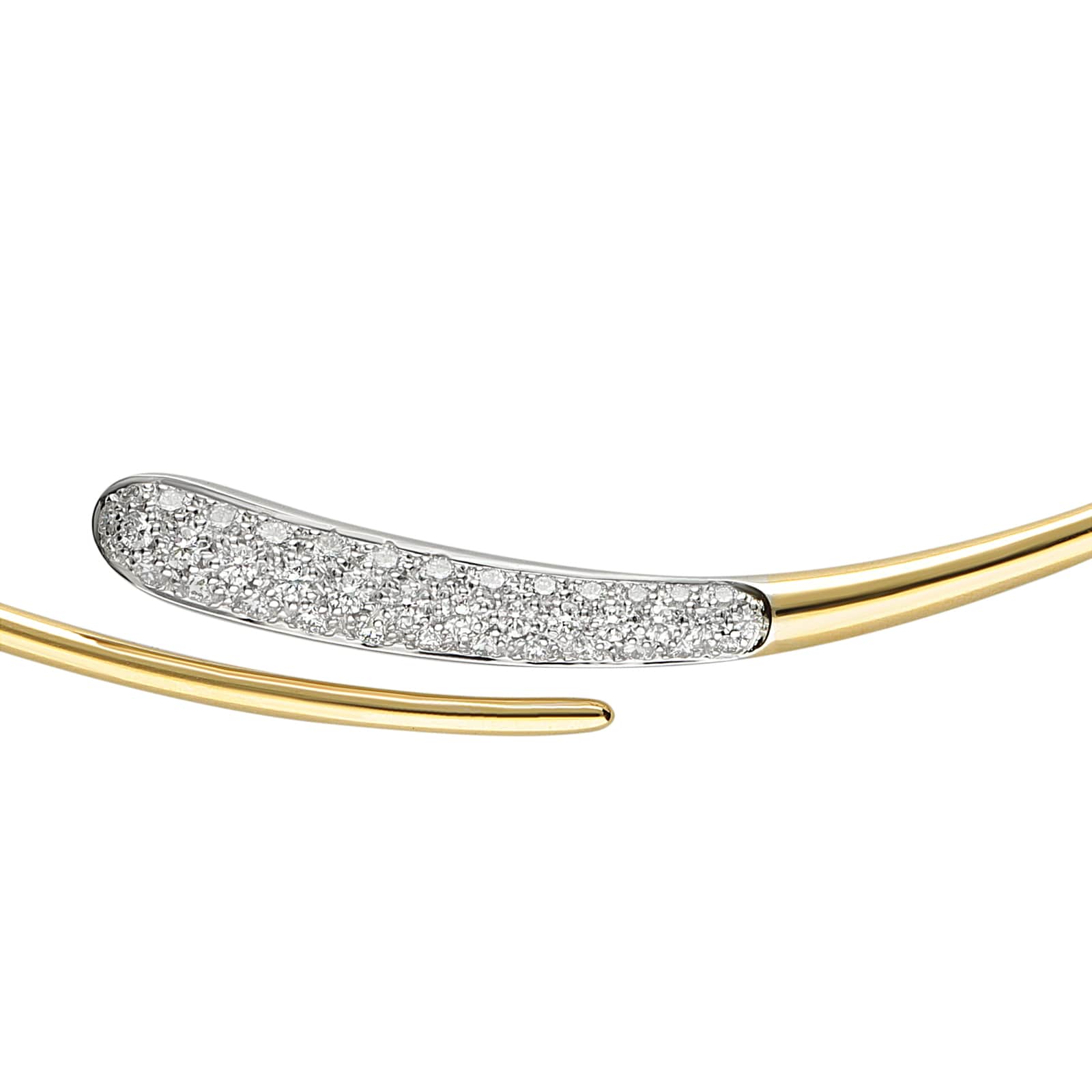 Betteridge 18k Yellow Gold 0.82cttw Pave Diamond Collar Necklace