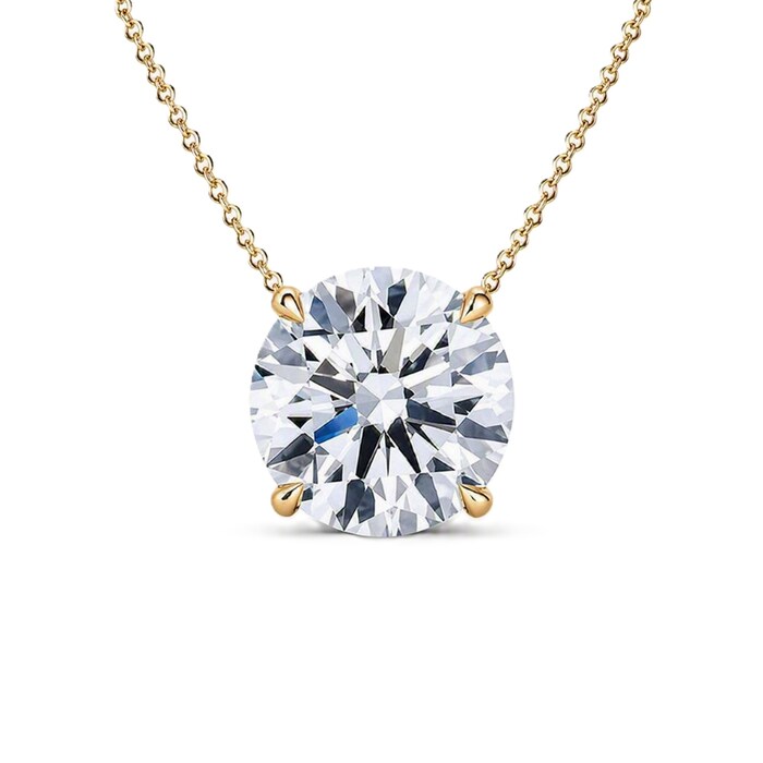 Mayors 18K Yellow Gold 0.50cttw Diamond Solitaire Pendant Necklace