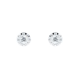 MAYORS 18k White Gold 0.60cttw Round Multistone Diamond Earrings