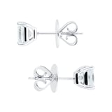 MAYORS 18k White Gold 2.02cttw Princess Cut Classic Diamond Earrings