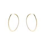 MAYORS 18k Yellow Gold 1.91ct Twist Hoop Diamond Earrings