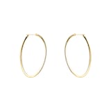 MAYORS 18k Yellow Gold 1.92ct Twist Hoop Diamond Earrings