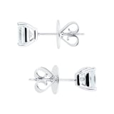 MAYORS 18k White Gold 2.01cttw Princess Cut Classic Diamond Earrings