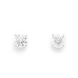MAYORS 18k White Gold 2.48cttw Round Brilliant Classic Diamond Earrings