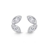 Mayors 18k White Gold 0.58cttw Diamond Fancy Fashion Earrings