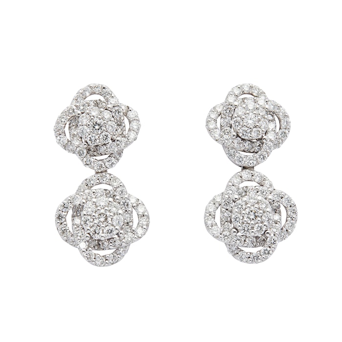 chanel diamond earrings