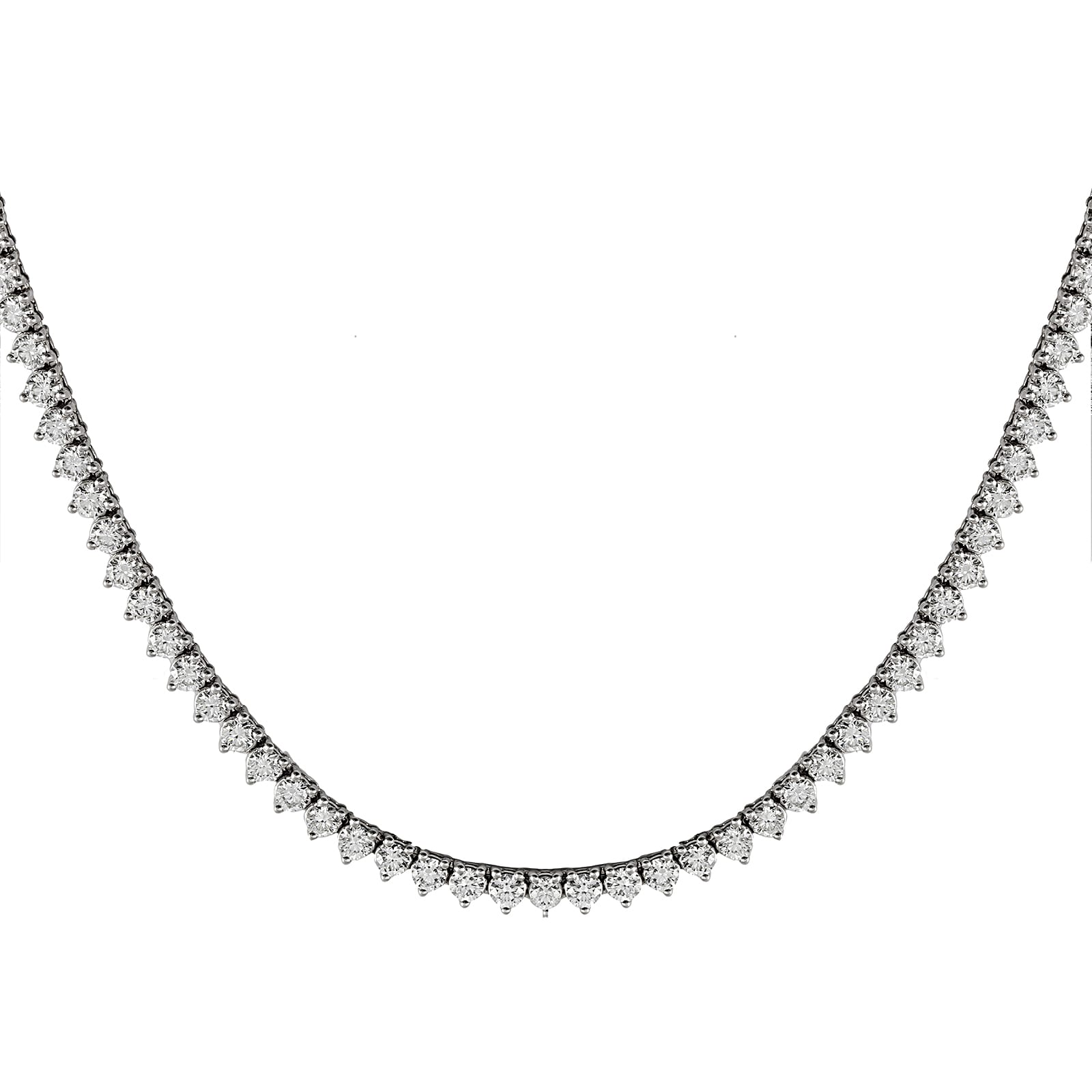 Mappin & Webb 18ct White Gold 12.97ct Diamond Necklace