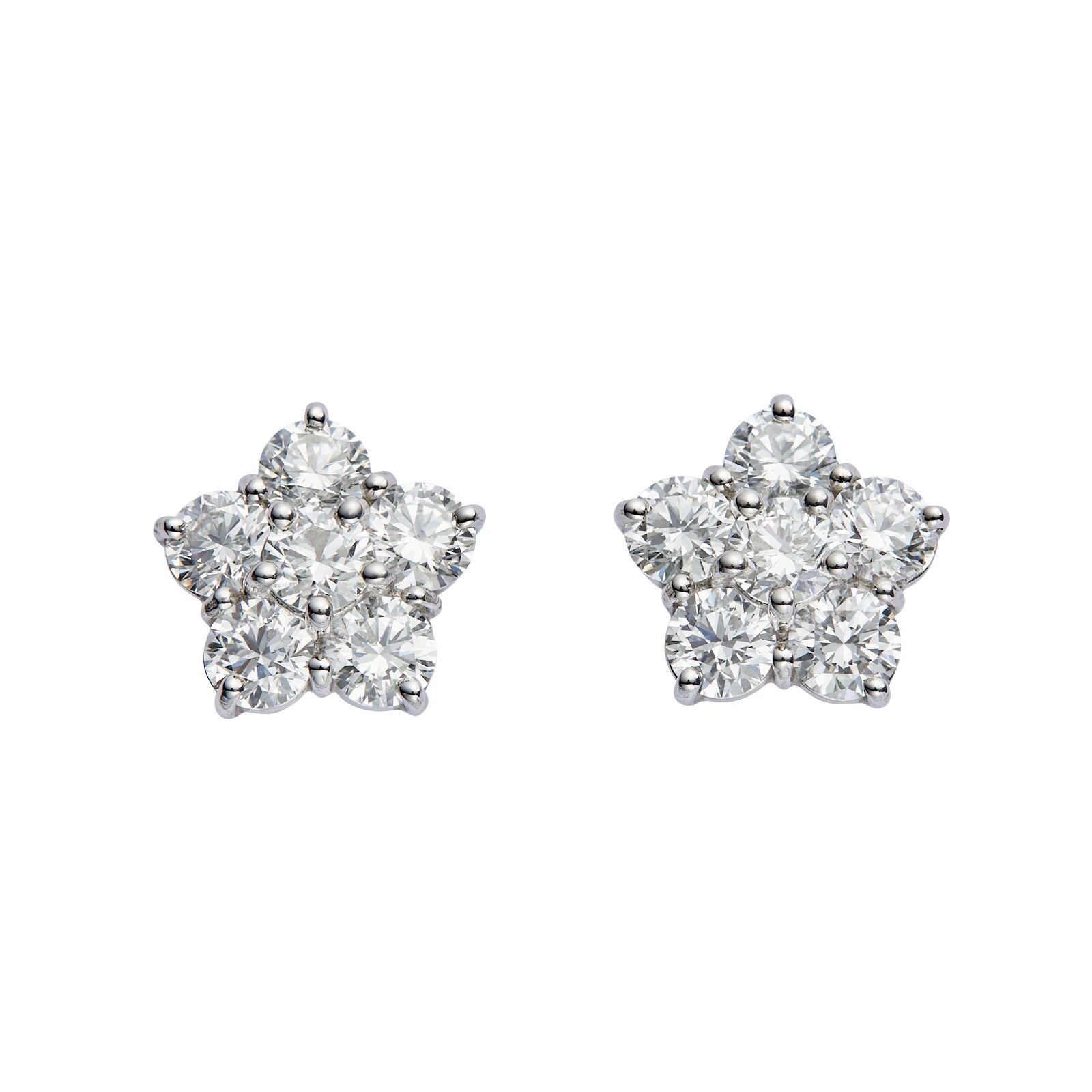 Diamond Stud Earrings .6ct Diamond Earrings, Diamonds set in Platinum, –  HandTstudio