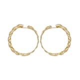 Betteridge 18k Yellow Gold 1.92cttw Diamond Curb Link Hoop Earrings