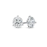 Mayors 18K White Gold 0.46cttw Diamond Stud Earrings