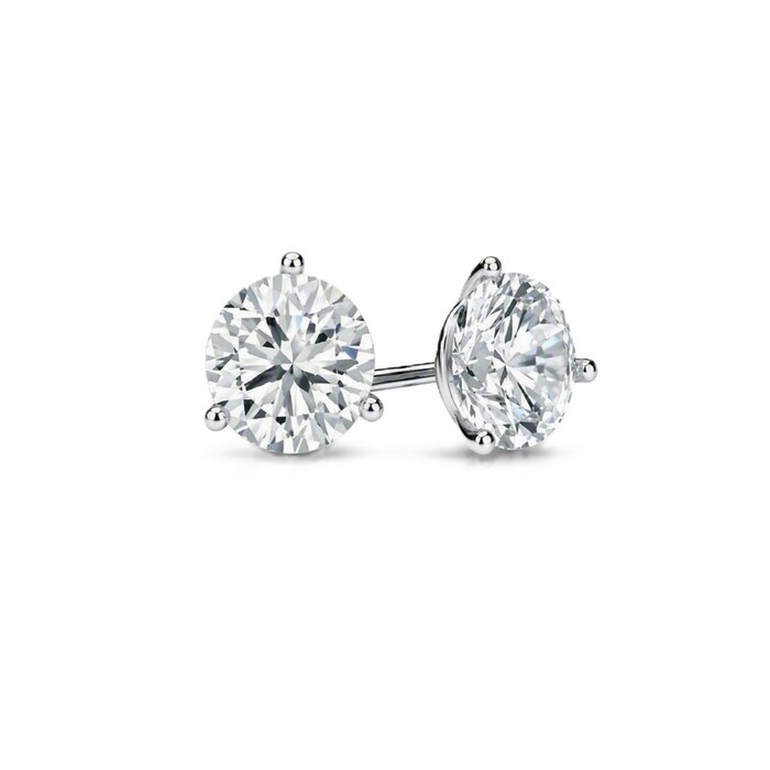 Mayors 18K White Gold 0.70cttw Diamond Stud Earrings