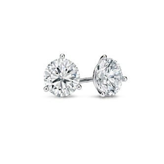 Mayors 18K White Gold 2.45cttw Diamond Stud Earrings