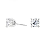 Mayors Platinum 1.00cttw Diamond Solitaire Stud Earrings